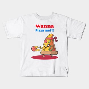 Wanna Pizza me food Kids T-Shirt